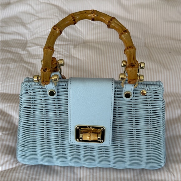 Lilly Pulitzer Leena Top Handle Bag in Blue - Picture 5 of 14